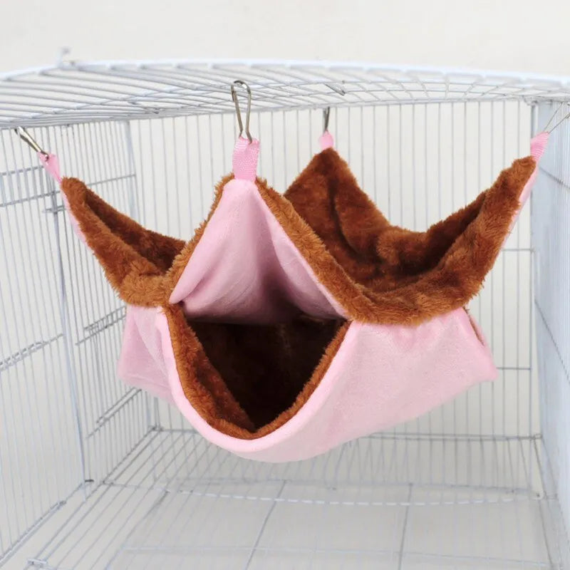 Cat Hammock Made Of Soft Fabric - Comfortable Sleeping Cave For Small Animals