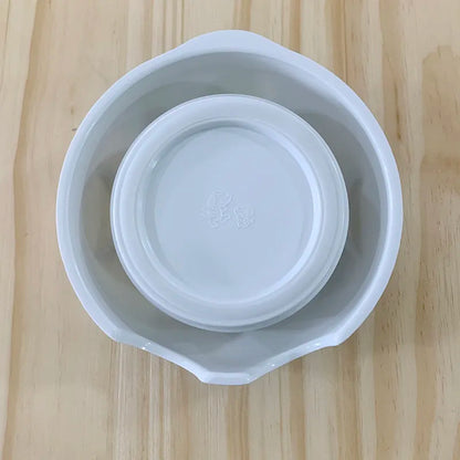 Ceramic Dog Bowl With Dog Picture - Food And Water Bowl For Dogs