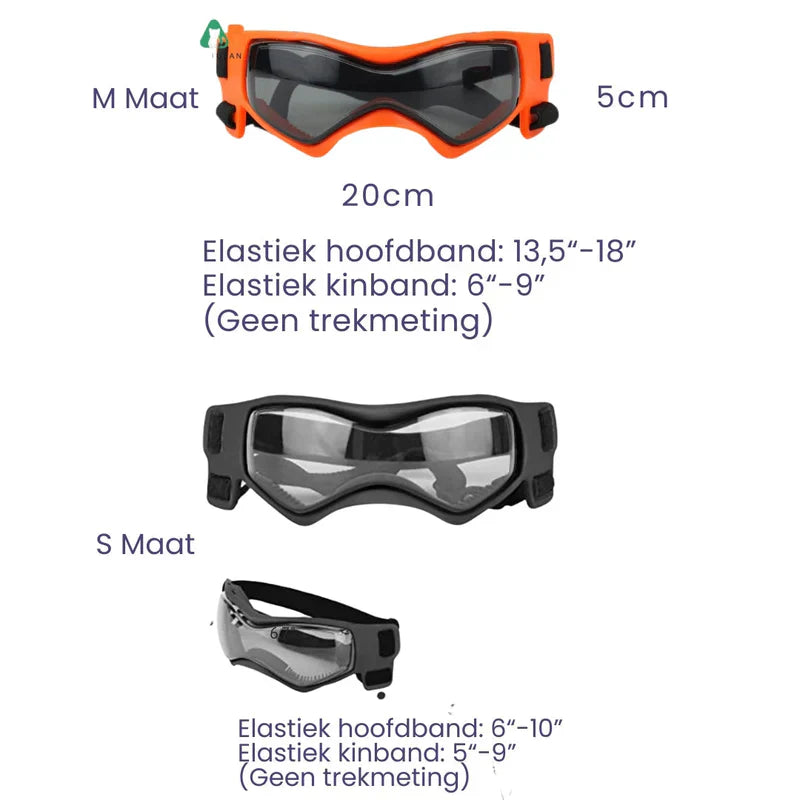 Stylish Dog Helmet with Goggles