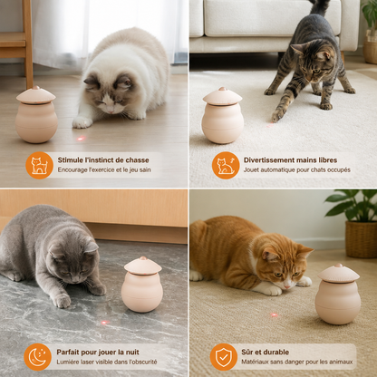 Automatic Motion-Activated Cat Laser Toy