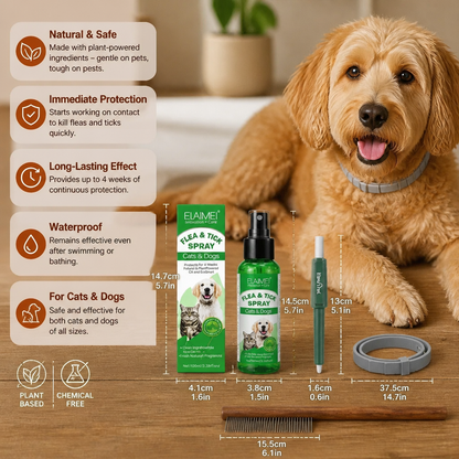 Natural Tick-Free Complete Protection Set for Dogs – The Worry-Free Package