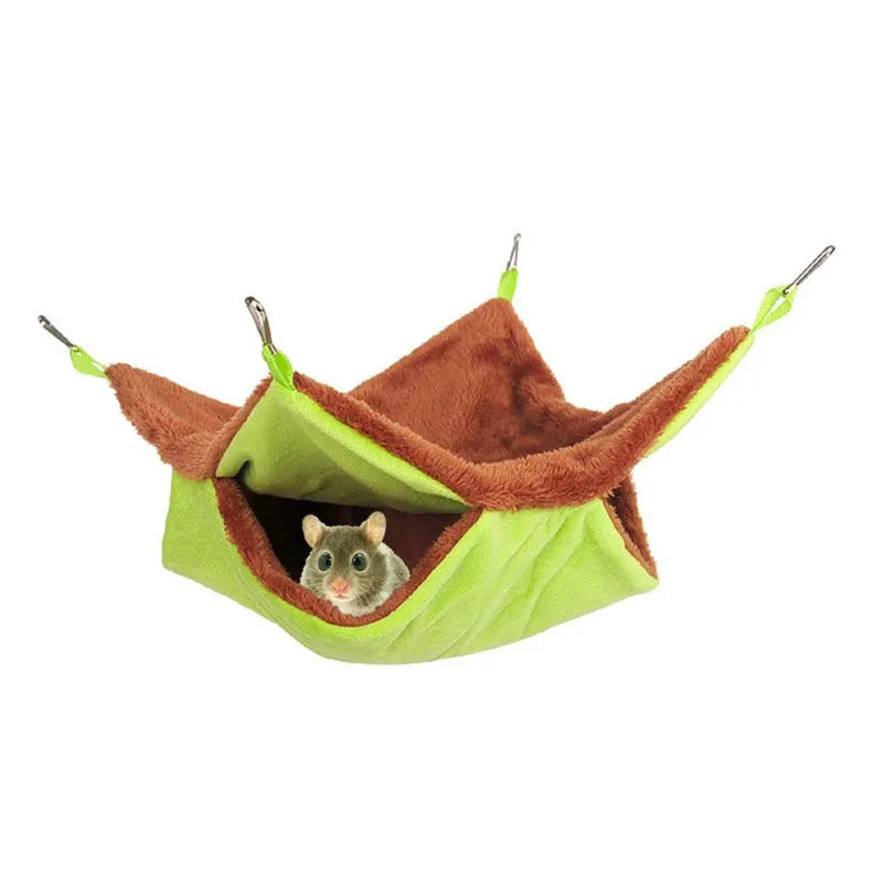 Cat Hammock Made Of Soft Fabric - Comfortable Sleeping Cave For Small Animals