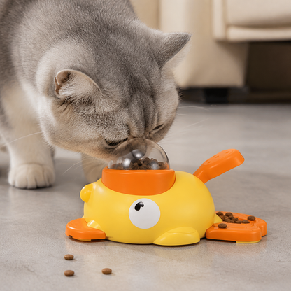 Interactive Pet Puzzle Feeder – Slow Feeding Duck Toy for Dogs & Cats