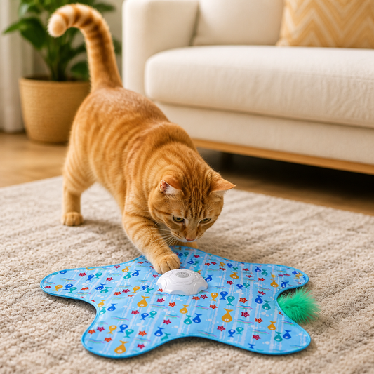 HuntingFun Pro – Automatic cat toy for stress relief and playtime fun