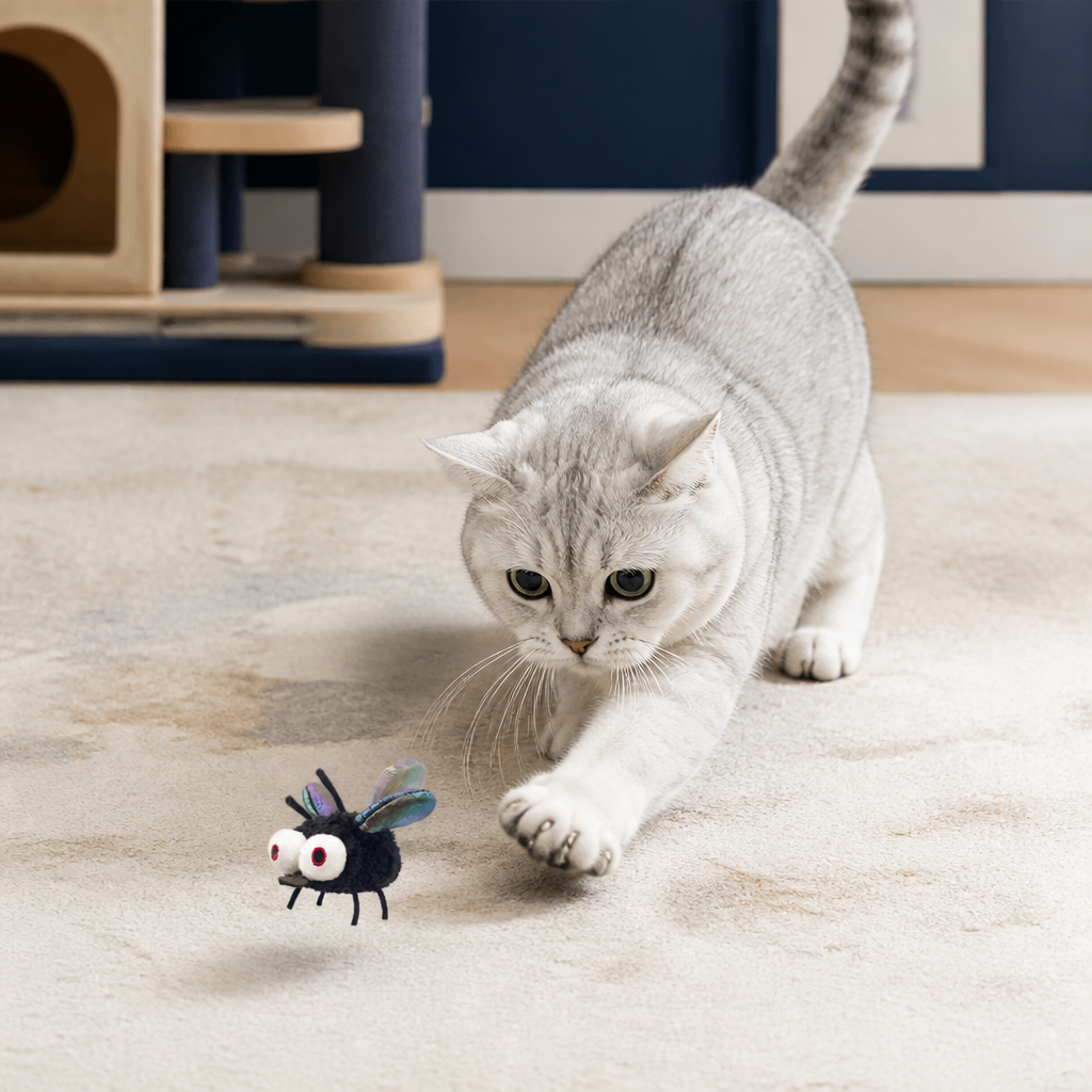 Motion-Activated Flying Insect Cat Toy