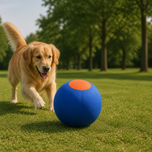Inflatable Bite Resistant Herding Ball for Dogs – Durable Interactive Push & Chase Toy