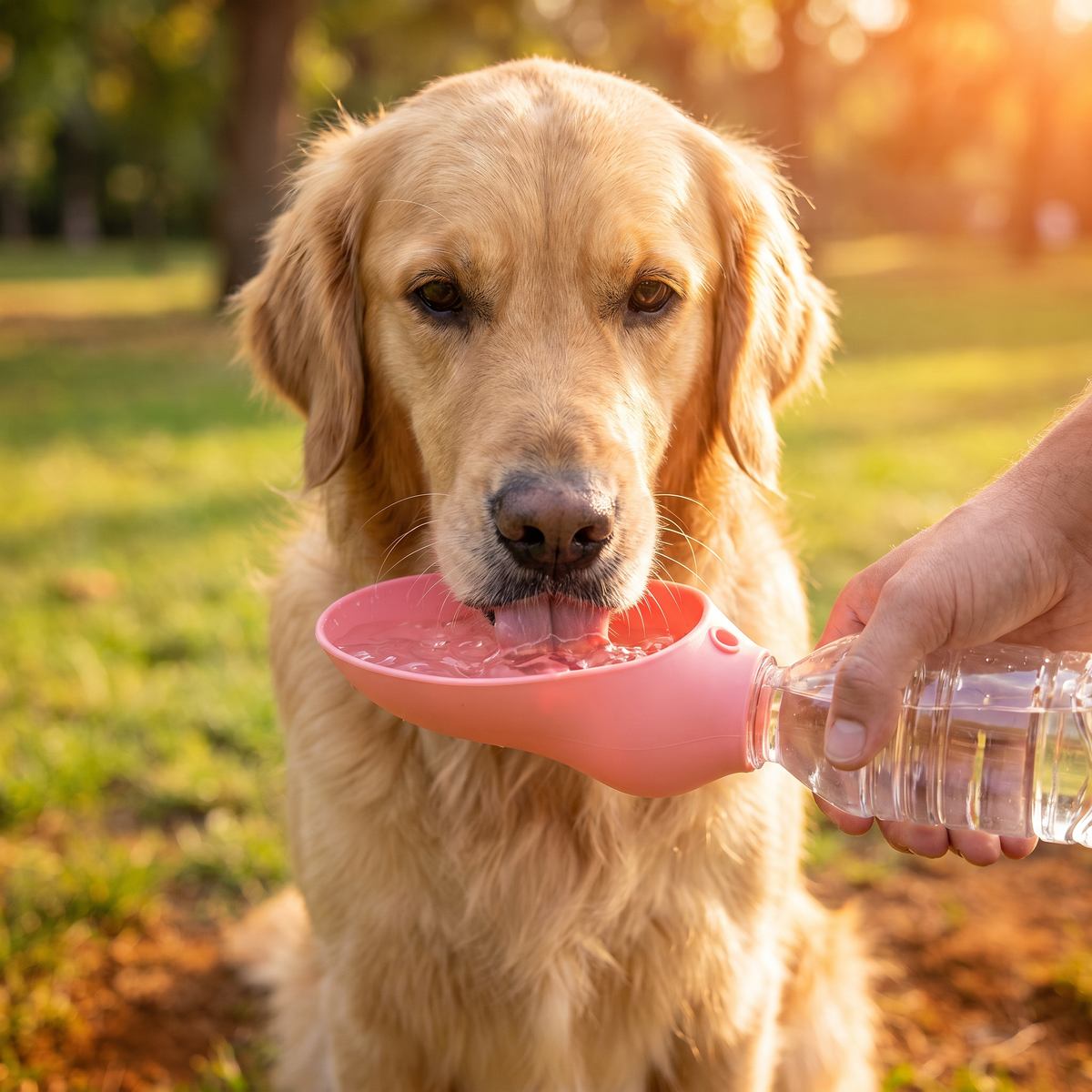 Silicone Dog Drinking Cap for Bottles