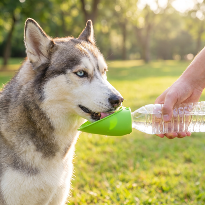 Silicone Dog Drinking Cap for Bottles