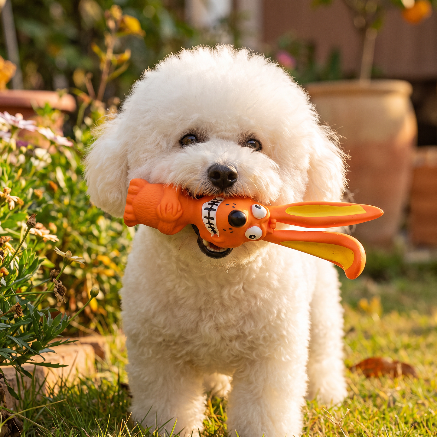 Durable Natural Latex Teeth Cleaning Dog Chew Toy
