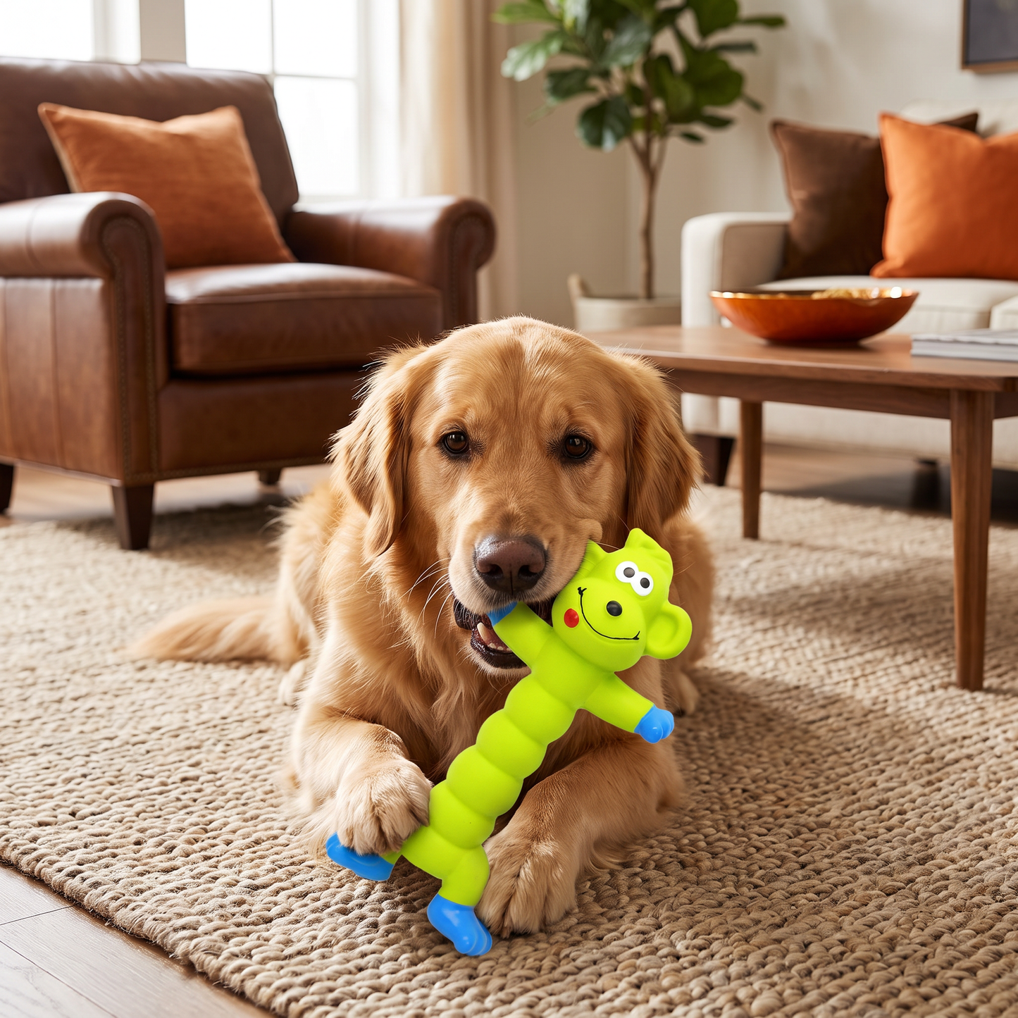 Durable Natural Latex Teeth Cleaning Dog Chew Toy