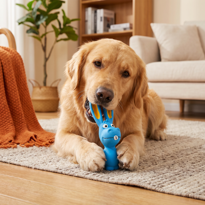 Durable Natural Latex Teeth Cleaning Dog Chew Toy