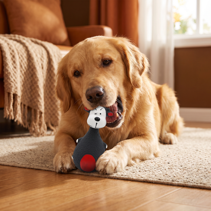 Durable Eco-Friendly Latex Squeaky Dental Dog Toy