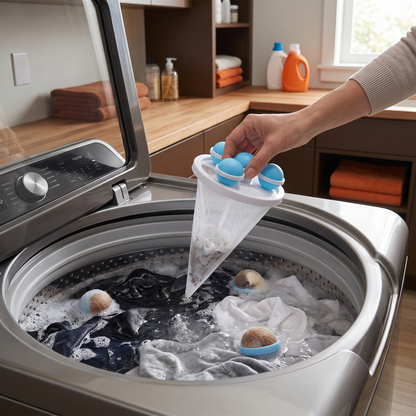Pet Hair Laundry Filter for Washing Machines – Reusable Hair Catcher Bag