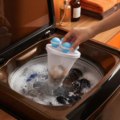 Pet Hair Laundry Filter for Washing Machines – Reusable Hair Catcher Bag