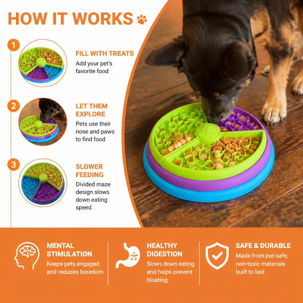 Engagement Feeding Bowl with Different Levels