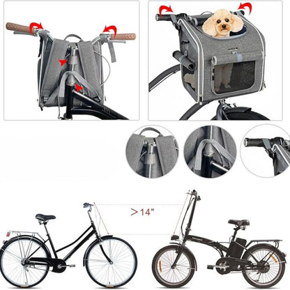 3-in-1 Dog Carrier Bag for Bicycles