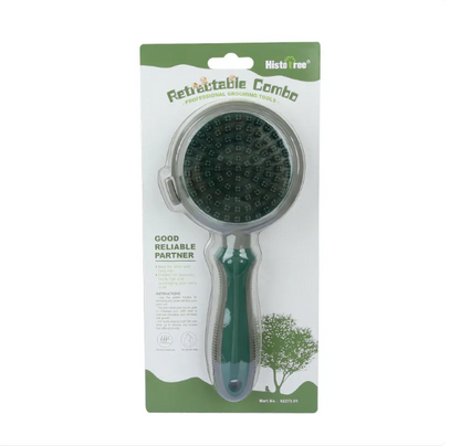 Cat Brush For Coat Care - Double - Sided Brush Head For Detangling