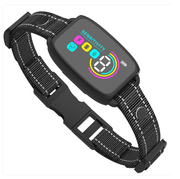 Dog Training Collar With Remote Control - 8 Levels Sensitivity Vibration Shock Mode