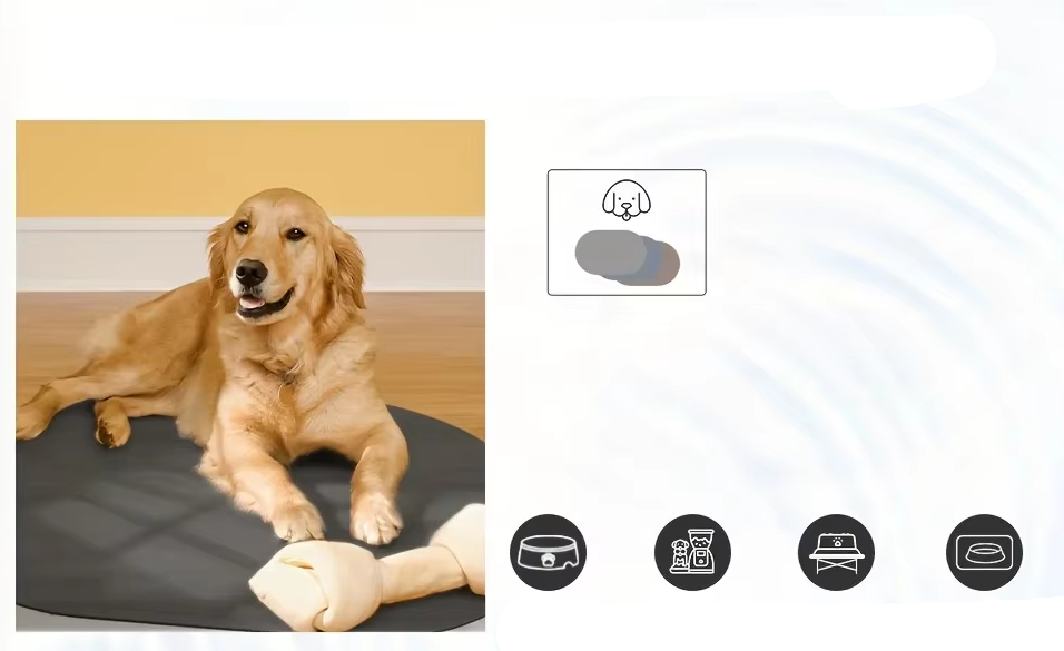 Silicone Feeding Mat For Pets - Waterproof  Non - Slip Feeding Mat For Dogs & Cats
