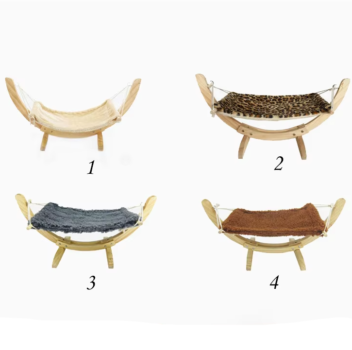 Cat Hammock - Soft Cover For Wooden Cat Bed  Washable And Durable