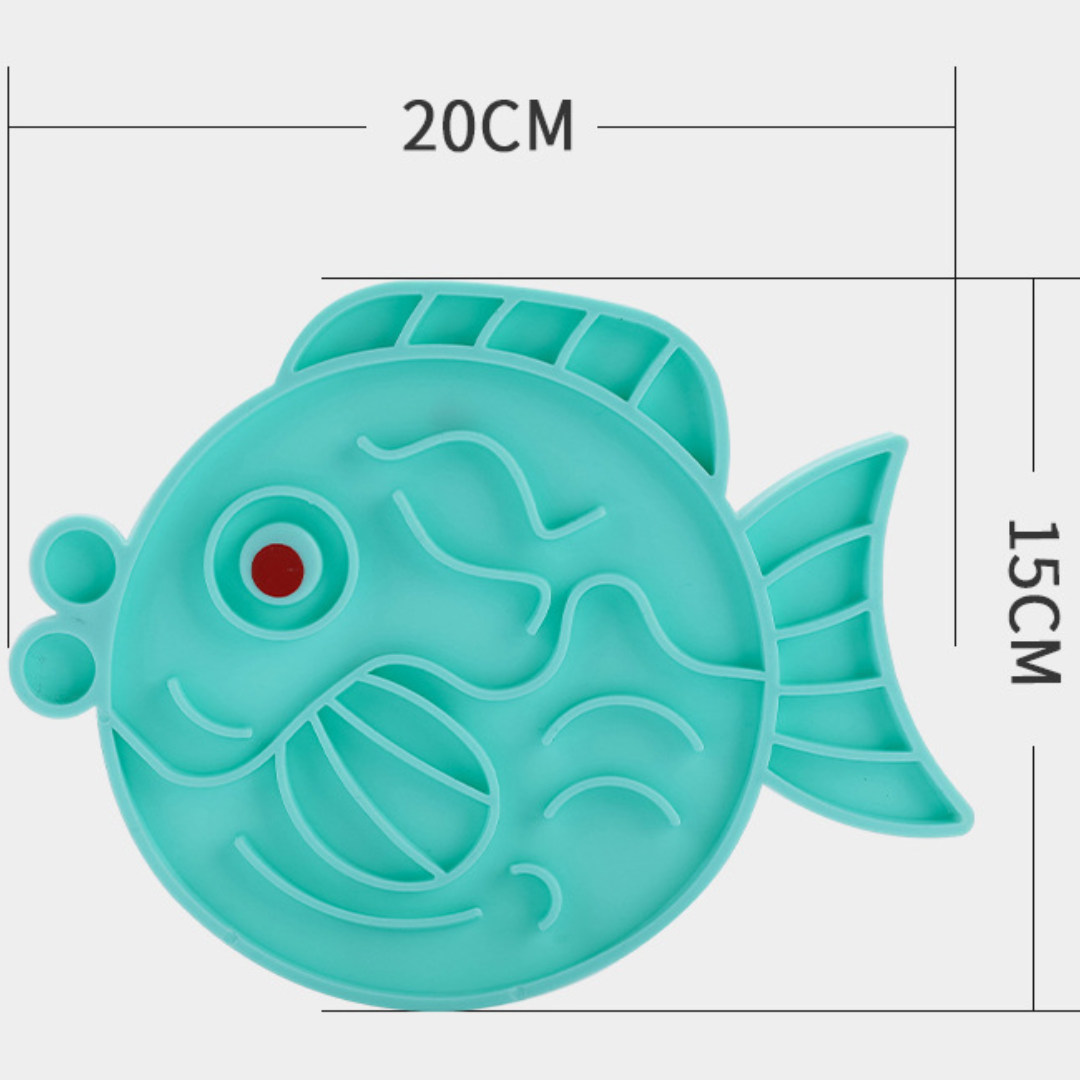 Pet Toy With Food Puzzle - Fish Design Interactive And Stress-Reducing For Dogs And Cats