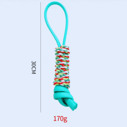 Dog Toy Made of Rope - Colourful Pull Rope for Chewing and Playing