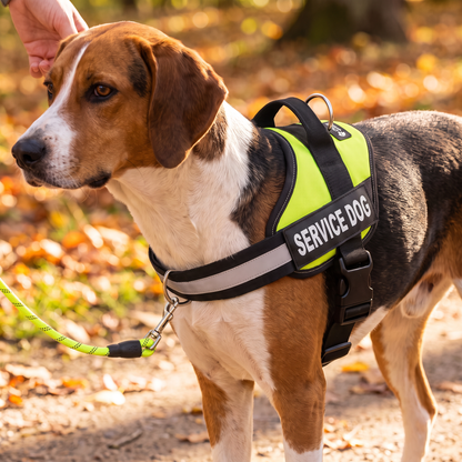 Personalized No-Pull Dog Harness with Front D-Ring – Designed for Neck & Shoulder Relief