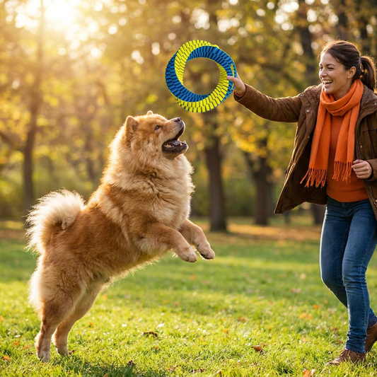 Durable Woven Ring Tug & Chew Toy for Dogs