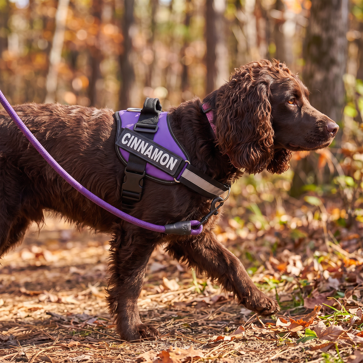 Personalized No-Pull Dog Harness with Front D-Ring – Designed for Neck & Shoulder Relief