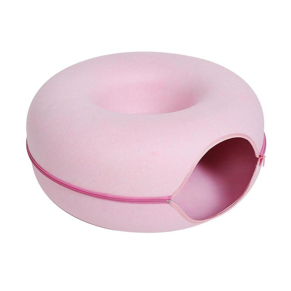 2in1 Donut Cat Bed And Cave