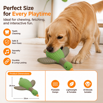Interactive Chew & Squeak Animal Dog Toy